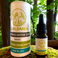 Lade das Bild in den Galerie-Viewer, Schildmeid® 10 ml CBD Öl 20%, Cannabidiol, Vollspecktrum